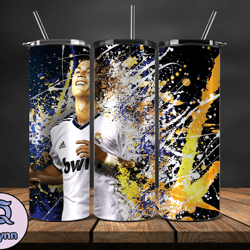 ronaldo tumbler wrap ,cristiano ronaldo tumbler design, ronaldo 20oz skinny tumbler wrap, design by vangg store 34