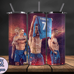 ronaldo tumbler wrap ,cristiano ronaldo tumbler design, ronaldo 20oz skinny tumbler wrap, design by vangg store 33
