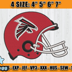 Atlanta Falcons Embroidery, NFL Falcons Embroidery, NFL Machine Embroidery Digital, 4 sizes Machine Emb Files -17-vangg