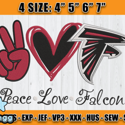 Atlanta Falcons Embroidery, NFL Falcons Embroidery, NFL Machine Embroidery Digital, 4 sizes Machine Emb Files -24-vangg