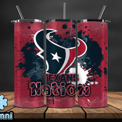 Houston Texans Logo NFL, Football Teams PNG, NFL Tumbler Wraps, PNG Design by Yumni Store 08