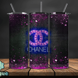 Chanel  Tumbler Wrap, Chanel Tumbler Png, Chanel Logo, Luxury Tumbler Wraps, Logo Fashion  Design by Vogue Store 143