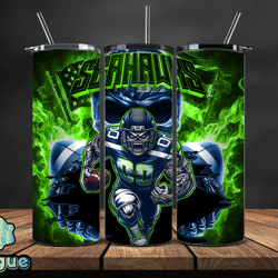 Seattle Seahawks Fire Tumbler Wraps, ,Nfl Png,Nfl Teams, Nfl Sports, NFL Design Png by Vogue Design 29