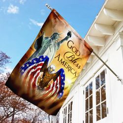 god bless america jesus us garden flag house flag