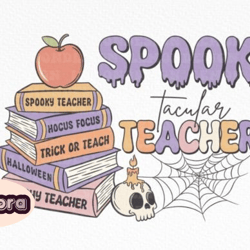halloween spook tacular teacher png