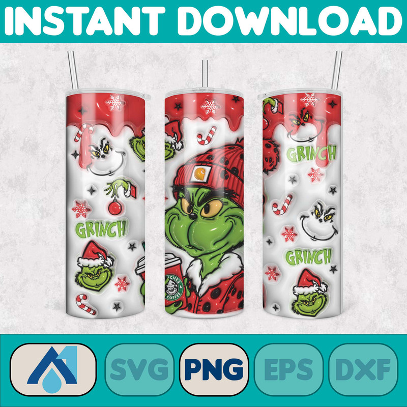 Pink Boujee Christmas Leopard 20oz Tumbler Design Png, Stanley Christmas Retro 20oz Straight And Tapered Tumbler Wrap Design (10).jpg