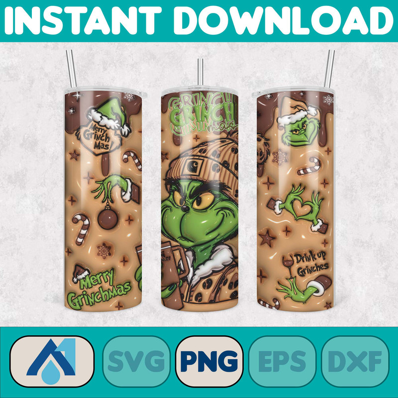 Pink Boujee Christmas Leopard 20oz Tumbler Design Png, Stanley Christmas Retro 20oz Straight And Tapered Tumbler Wrap Design (12).jpg