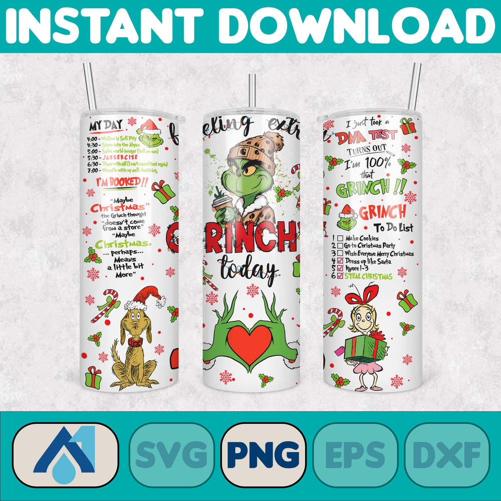 Pink Boujee Christmas Leopard 20oz Tumbler Design Png, Stanley Christmas Retro 20oz Straight And Tapered Tumbler Wrap Design (41).jpg