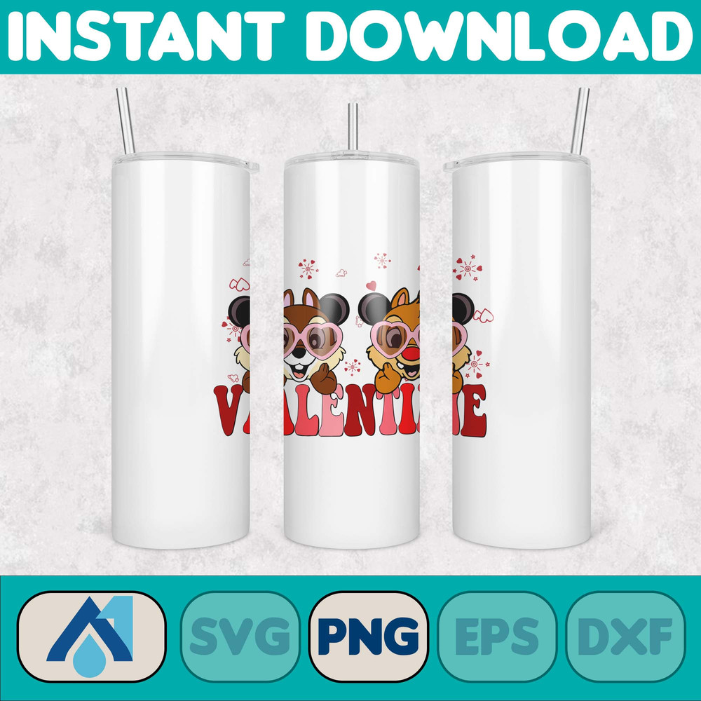 Valentine Cartoon Png Glass Can, Happy Valentine 16oz Libbey Glass Wrap Png, Valentine Mickey Png, Funny Valentine Png (6).jpg