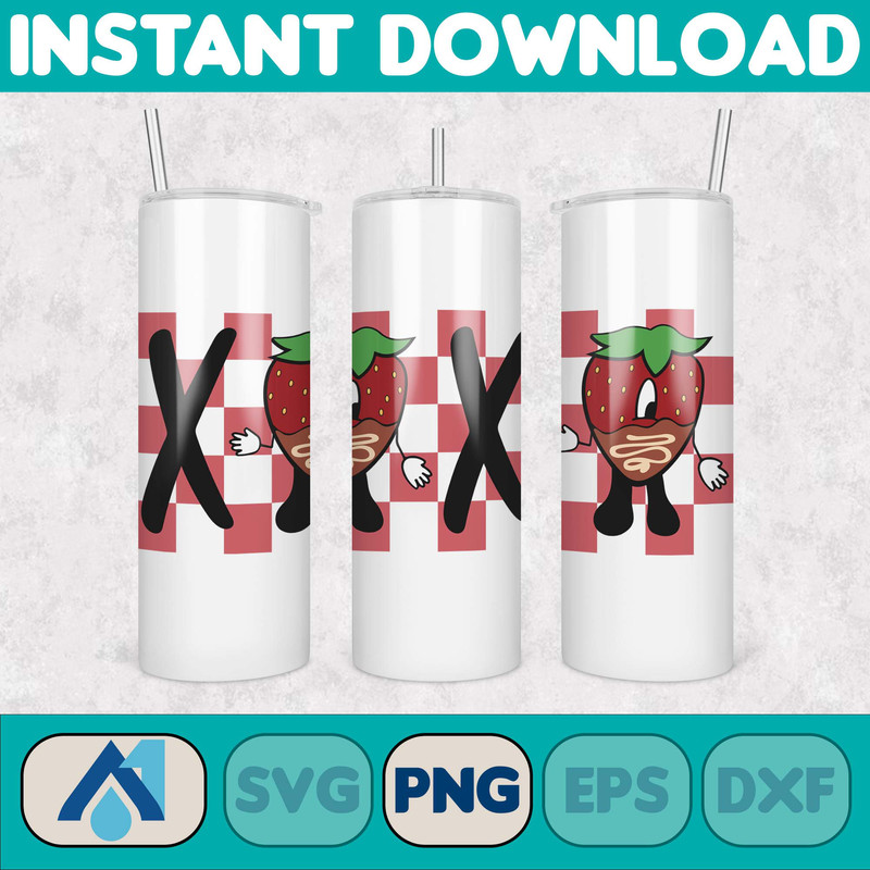 Valentine Bad Bunny Libbey Cup Png, Benito is my Valentine 20 oz Beer Glass Can Wrap, Bad Bunny Sad Heart Kisses Png Beer Glass (16).jpg