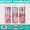 Cartoon Couple Cartoon Valentine Tumbler Design PNG, 3D Inflated Valentine Tumbler Wraps, Balloon 20oz Skinny Tumbler (5).jpg