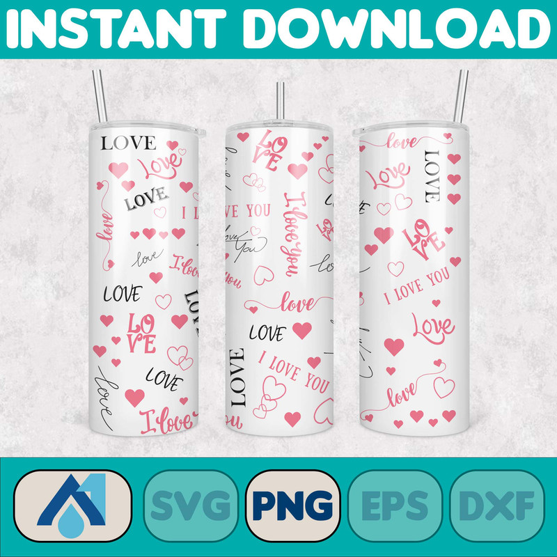 Valentine Tumbler Wrap Png, Valentine 20oz Skinny Tumbler Designs, Valentine Sublimation Designs, Valentines Day Tumbler Wrap Png (10).jpg
