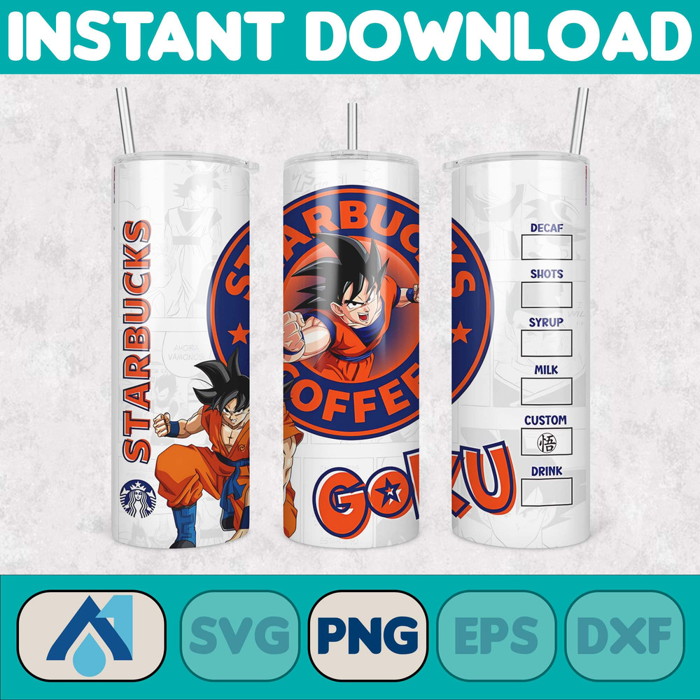 Cartoon Tumbler, Starbucks Tumbler 20oz Skinny Sublimation, Cute Digital Design, PNG Instant Download (40).jpg