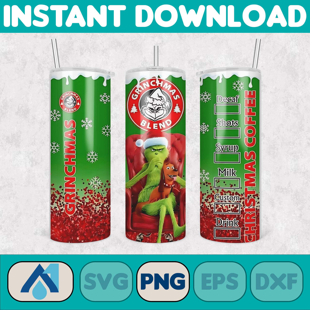 Cartoon Tumbler, Starbucks Tumbler 20oz Skinny Sublimation, Cute Digital Design, PNG Instant Download (55).jpg