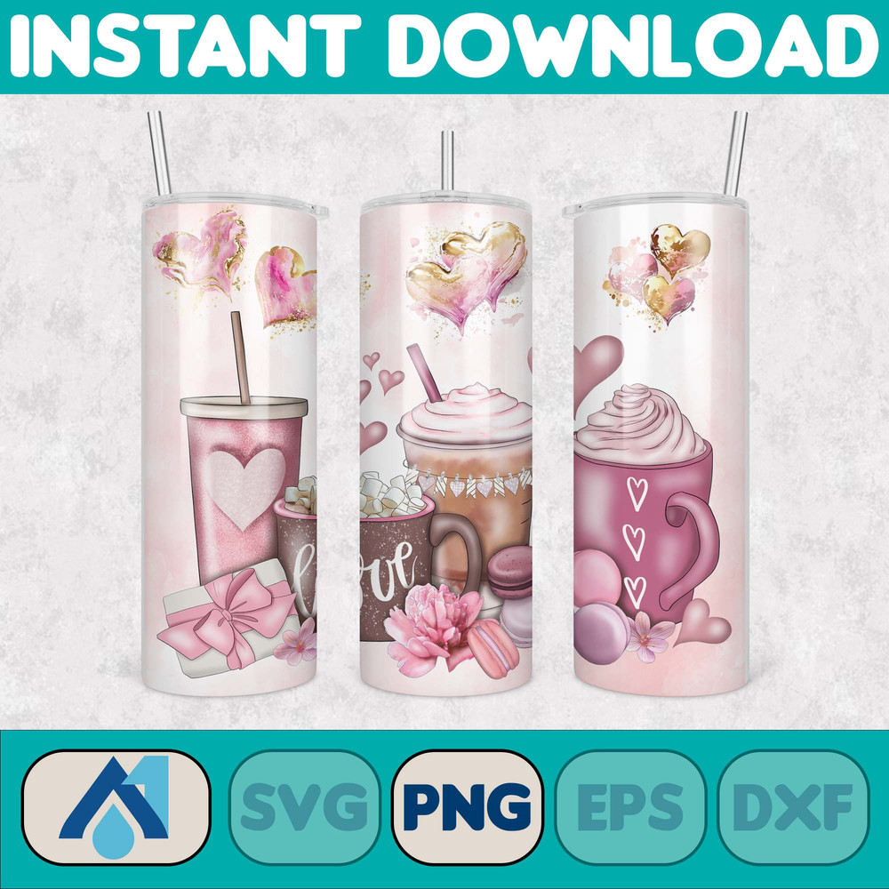 Valentine Tumbler Wrap Png, 20oz Skinny Valentine Tumbler Sublimation Designs, Valentines day Tumbler Png (7).jpg