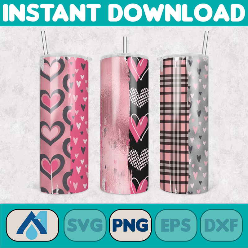 Valentine Tumbler Wrap Png, 20oz Skinny Valentine Tumbler Sublimation Designs, Valentines day Tumbler Png (32).jpg