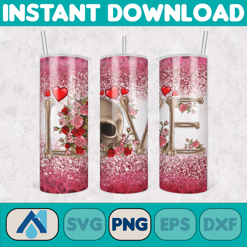 Valentine Tumbler Wrap Png, 20oz Skinny Valentine Tumbler Sublimation Designs, Valentines day Tumbler Png (35).jpg