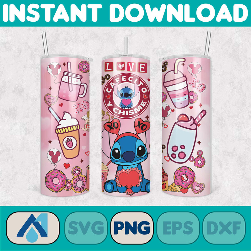 Valentine Tumbler Wrap Png, 20oz Skinny Valentine Tumbler Sublimation Designs, Valentines day Tumbler Png (38).jpg