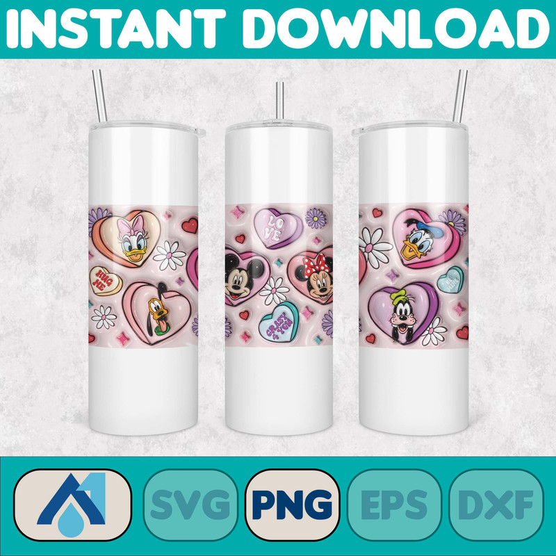 Inflated Valentine Cartoon 11oz Mug Wrap Png, Valentine Lover Mug Wrap Design, Valentine's Day 11oz Mug Wrap (8).jpg