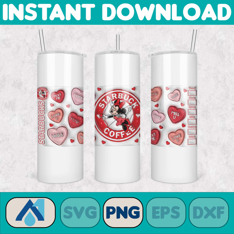 Inflated Valentine Cartoon 11oz Mug Wrap Png, Valentine Lover Mug Wrap Design, Valentine's Day 11oz Mug Wrap (19).jpg