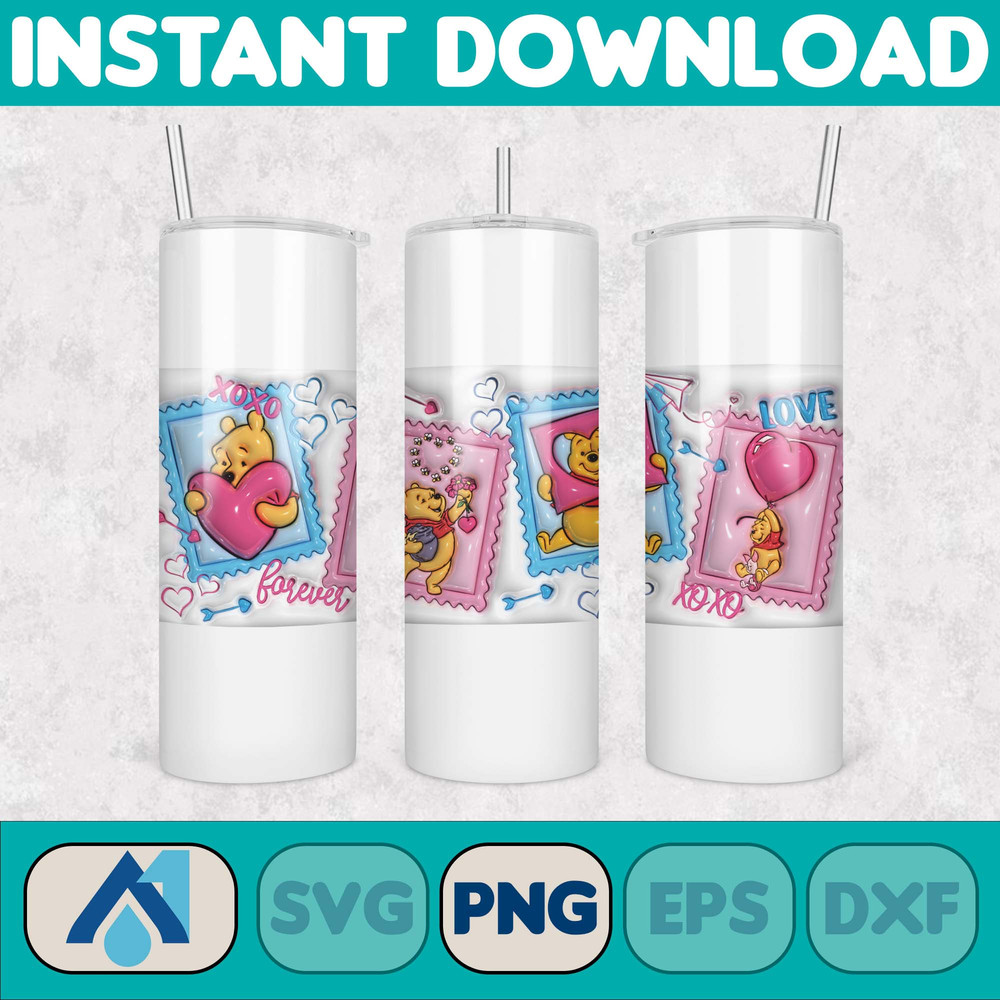 Inflated Valentine Cartoon 11oz Mug Wrap Png, Valentine Lover Mug Wrap Design, Valentine's Day 11oz Mug Wrap (27).jpg