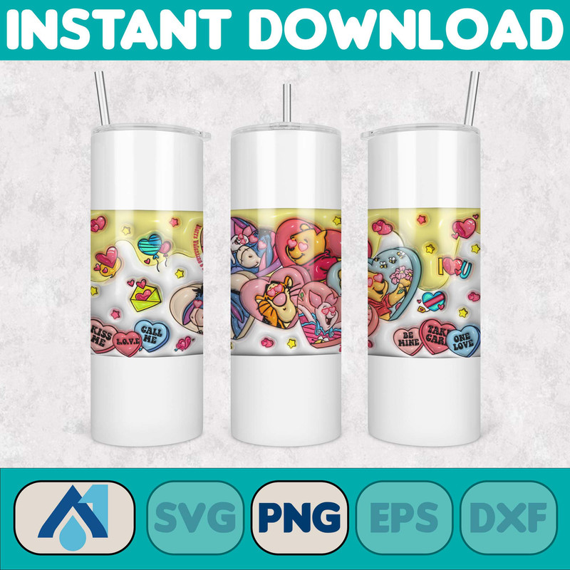 Inflated Valentine Cartoon 11oz Mug Wrap Png, Valentine Lover Mug Wrap Design, Valentine's Day 11oz Mug Wrap (29).jpg