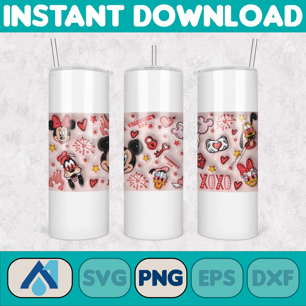 Inflated Valentine Cartoon 11oz Mug Wrap Png, Valentine Lover Mug Wrap Design, Valentine's Day 11oz Mug Wrap (33).jpg