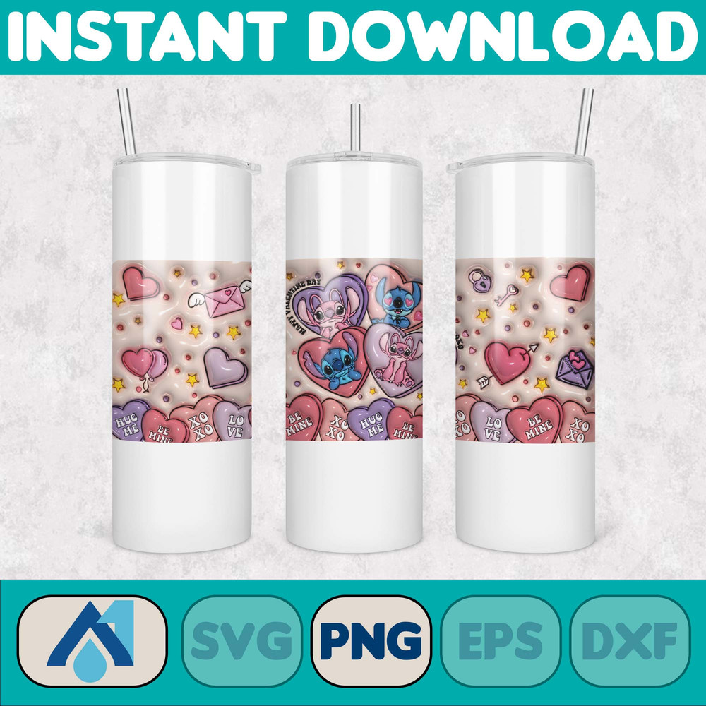 Inflated Valentine Cartoon 11oz Mug Wrap Png, Valentine Lover Mug Wrap Design, Valentine's Day 11oz Mug Wrap (34).jpg