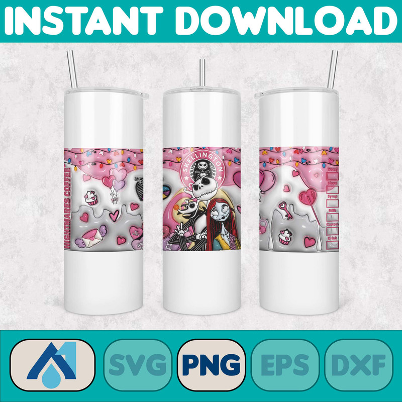 Inflated Valentine Cartoon 11oz Mug Wrap Png, Valentine Lover Mug Wrap Design, Valentine's Day 11oz Mug Wrap (48).jpg