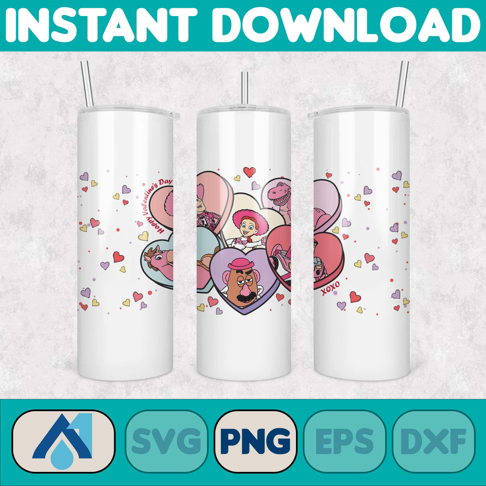 Happy Valentine Glass Can Png, Cartoon Valentine Glass Can 16oz, Movie Couple 16oz, Pink Valentine Libbey 16oz (37).jpg