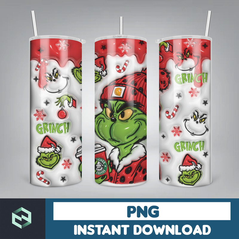 Pink Boujee Christmas Leopard 20oz Tumbler Design Png, Stanley Christmas Retro 20oz Straight And Tapered Tumbler Wrap Design (10).jpg