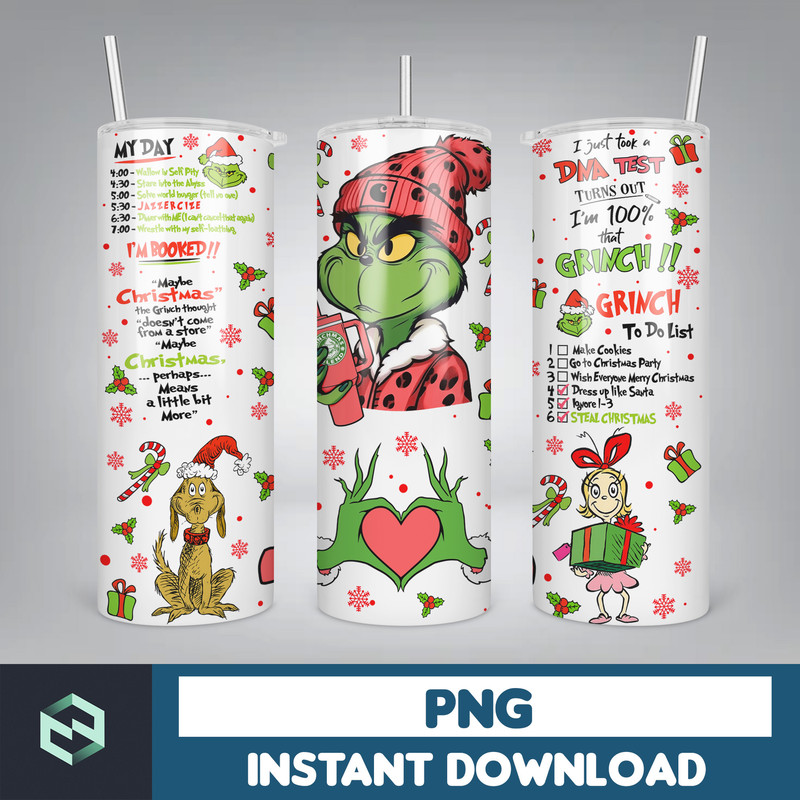 Pink Boujee Christmas Leopard 20oz Tumbler Design Png, Stanley Christmas Retro 20oz Straight And Tapered Tumbler Wrap Design (19).jpg