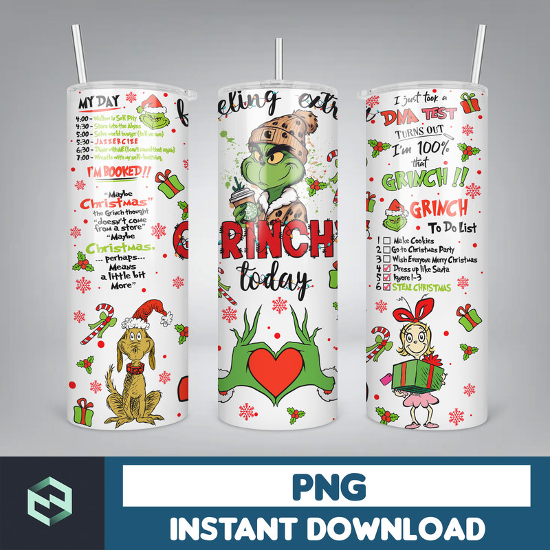 Pink Boujee Christmas Leopard 20oz Tumbler Design Png, Stanley Christmas Retro 20oz Straight And Tapered Tumbler Wrap Design (41).jpg