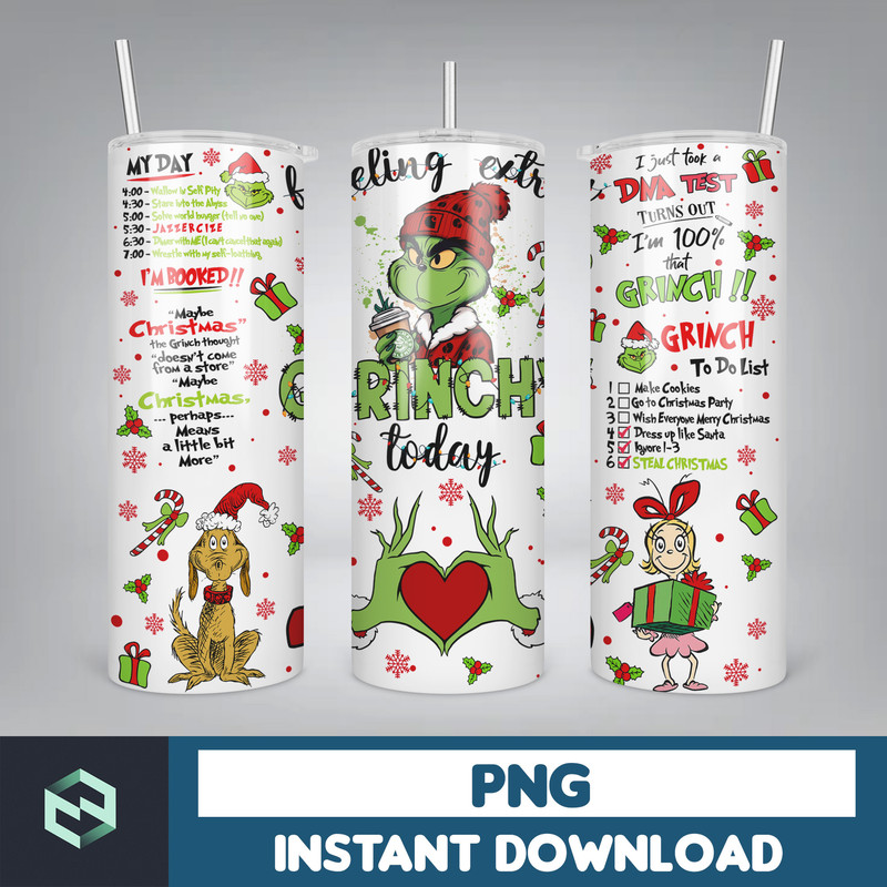 Pink Boujee Christmas Leopard 20oz Tumbler Design Png, Stanley Christmas Retro 20oz Straight And Tapered Tumbler Wrap Design (42).jpg