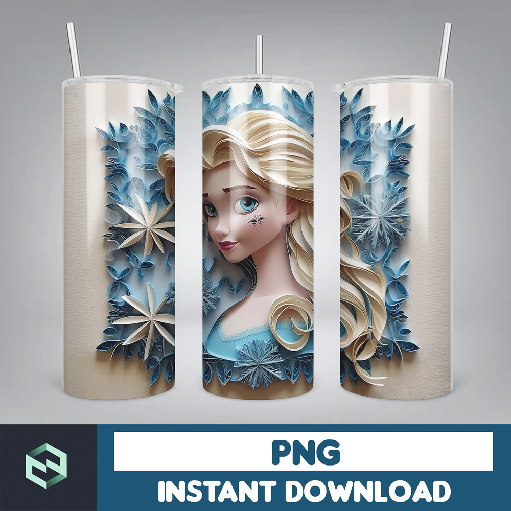 3D All Styles Cartoon 20oz Skinny Tumbler Design, 3D Floral Movie Tumbler, Cartoon Tumbler Design PNG (27).jpg