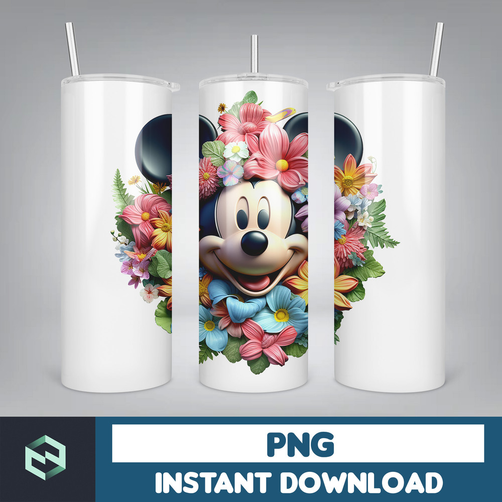 3D All Styles Cartoon 20oz Skinny Tumbler Design, 3D Floral Movie Tumbler, Cartoon Tumbler Design PNG (33).jpg