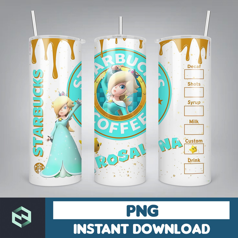 Cartoon Tumbler, Starbucks Tumbler 20oz Skinny Sublimation, Cute Digital Design, PNG Instant Download (27).jpg