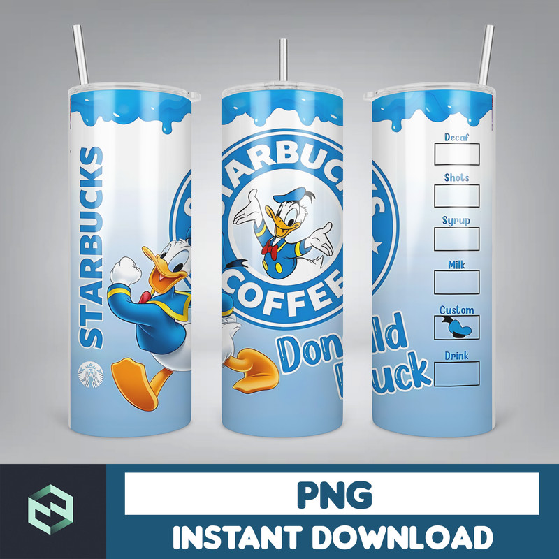 Cartoon Tumbler, Starbucks Tumbler 20oz Skinny Sublimation, Cute Digital Design, PNG Instant Download (34).jpg