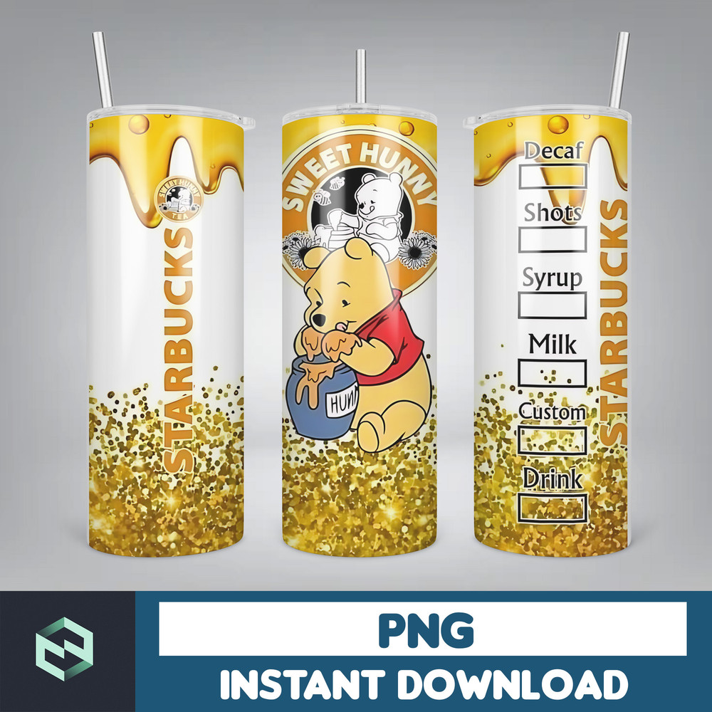 Cartoon Tumbler, Starbucks Tumbler 20oz Skinny Sublimation, Cute Digital Design, PNG Instant Download (48).jpg