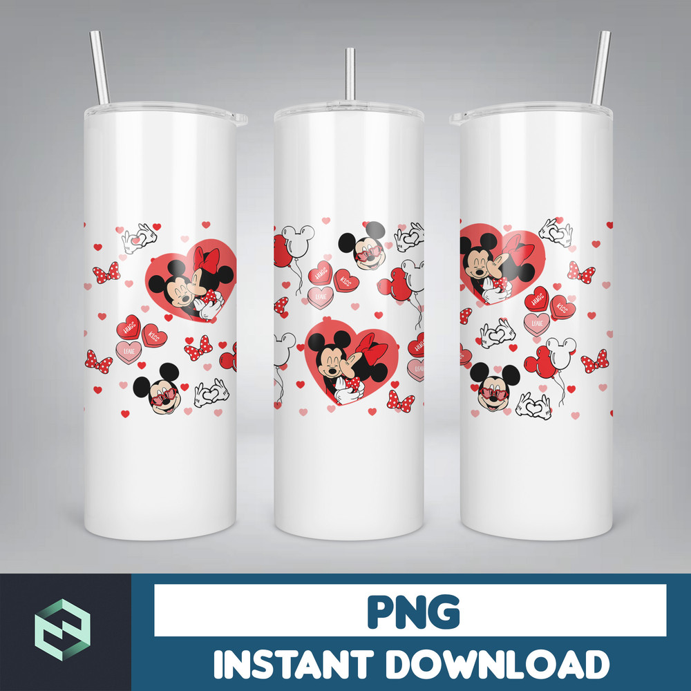 Inflated Valentine Cartoon 11oz Mug Wrap Png, Valentine Lover Mug Wrap Design, Valentine's Day 11oz Mug Wrap (4).jpg