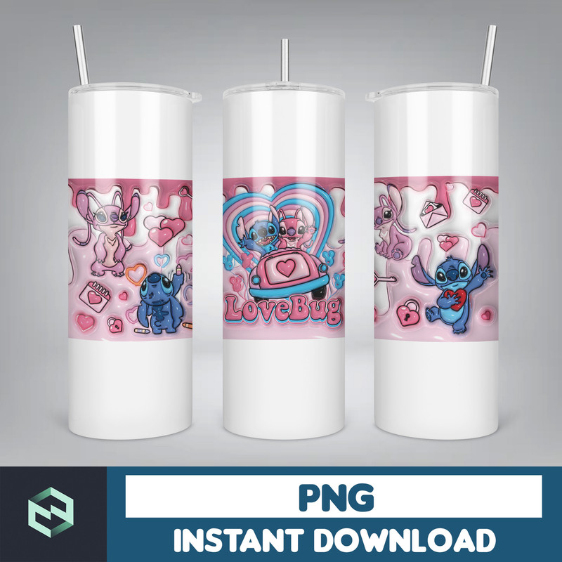 Inflated Valentine Cartoon 11oz Mug Wrap Png, Valentine Lover Mug Wrap Design, Valentine's Day 11oz Mug Wrap (17).jpg