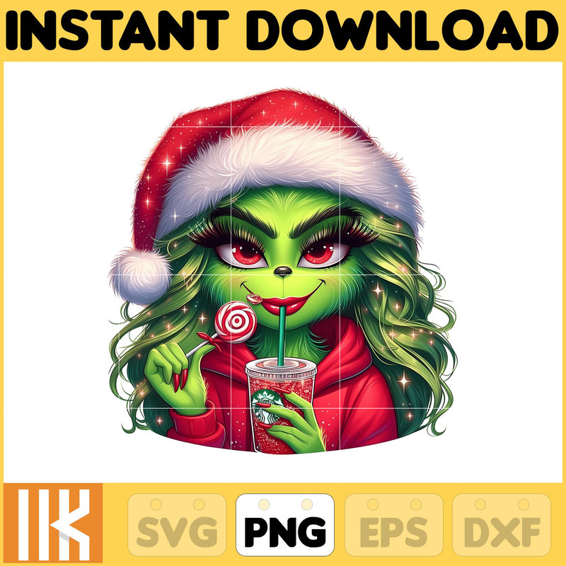 Red Bougie Grinch file PNG, Cheetah Grinch Png, Mama Grinch, Christmas Grinch, Cute Girl Grinch png, Boujee Grinch Mean Girl (11).jpg