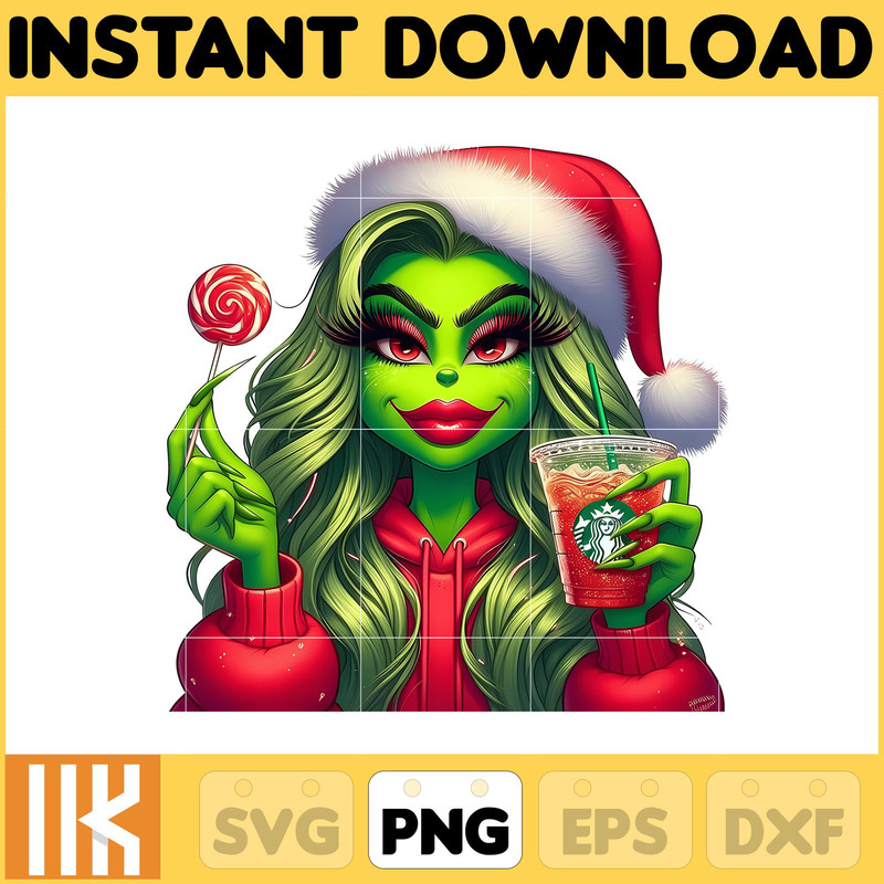 Red Bougie Grinch file PNG, Cheetah Grinch Png, Mama Grinch, Christmas Grinch, Cute Girl Grinch png, Boujee Grinch Mean Girl (21).jpg