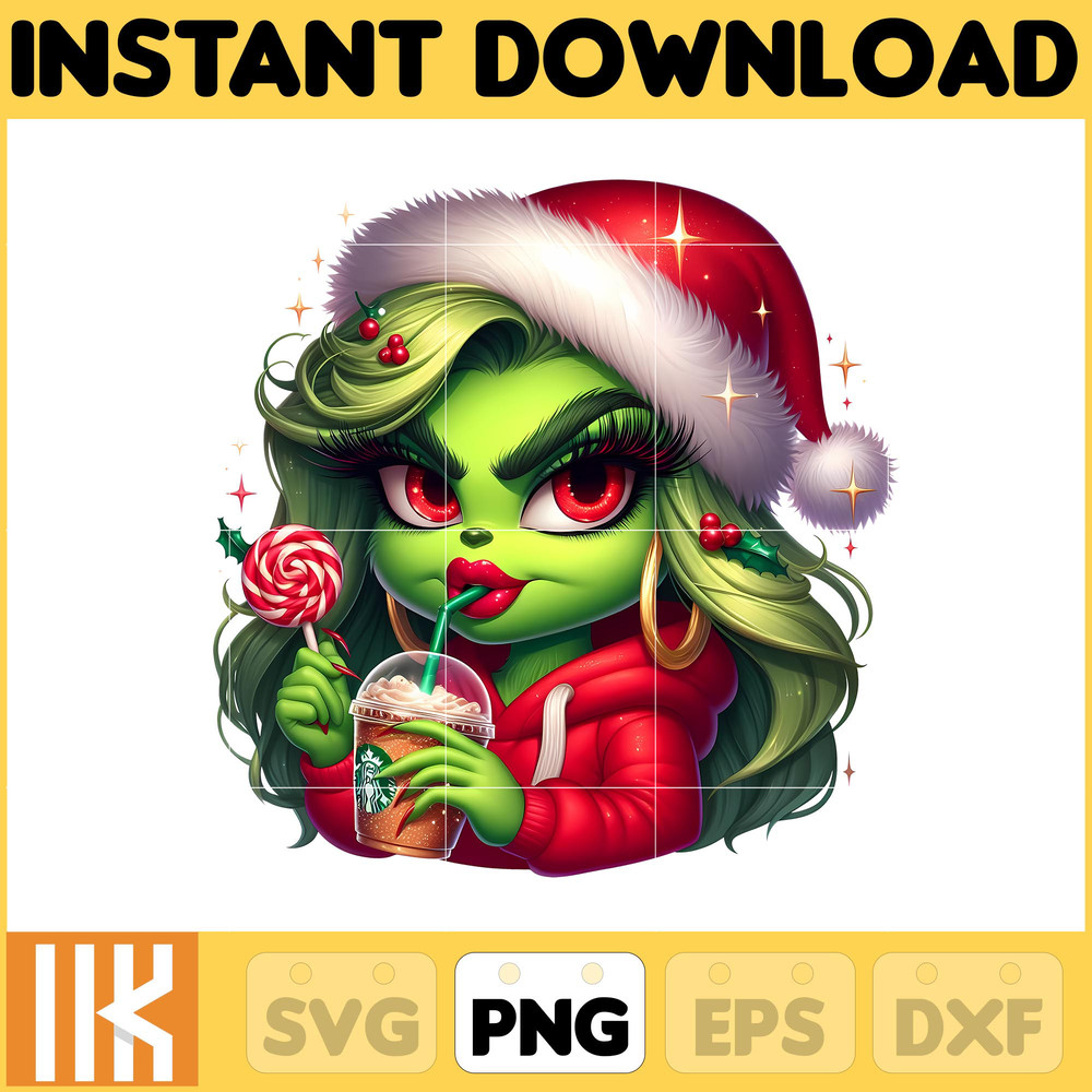 Red Bougie Grinch file PNG, Cheetah Grinch Png, Mama Grinch, Christmas Grinch, Cute Girl Grinch png, Boujee Grinch Mean Girl (22).jpg