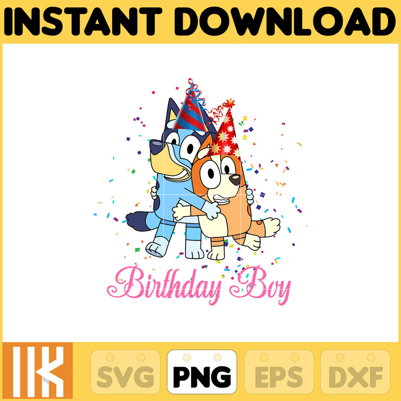 Bluey Happy Birthday Boy Png, Bluey And Bingo Png, Bluey Family Png, Bluey And Friends Png, Birthday Boy (5).jpg