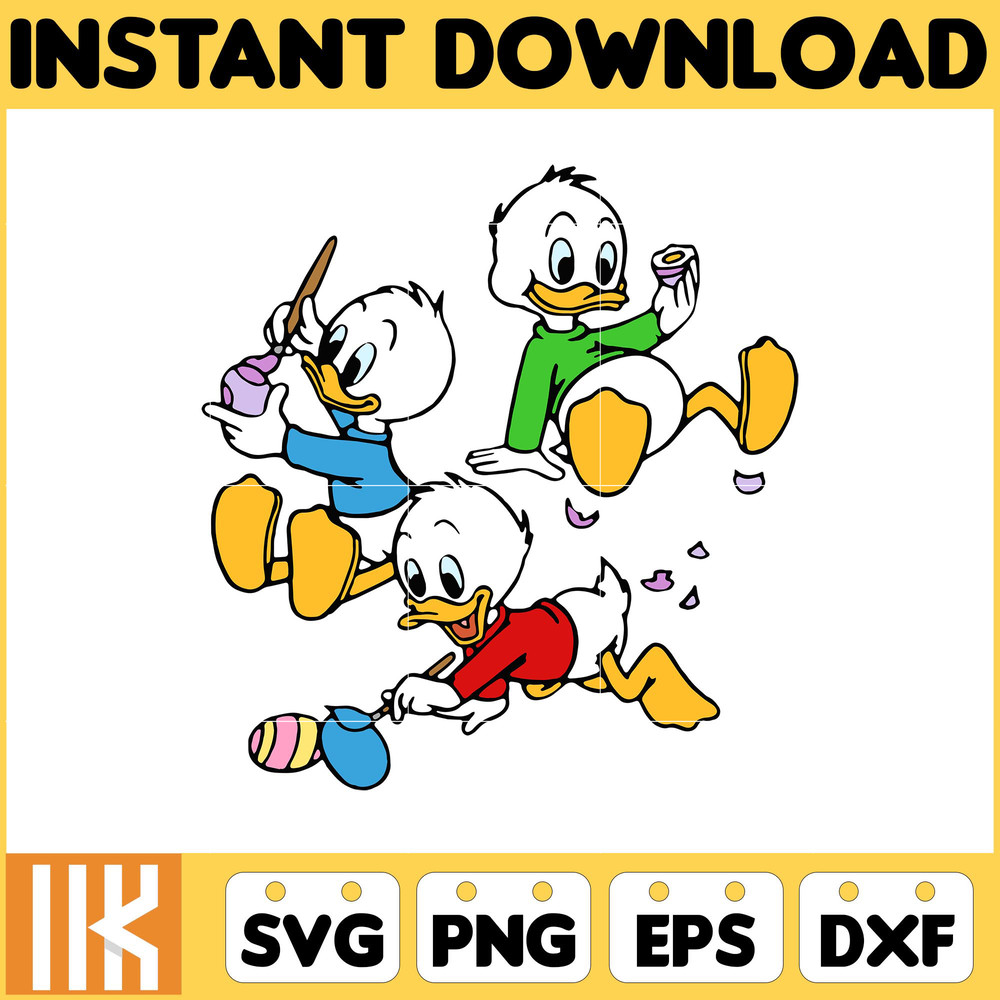 Donald Duck Easter Svg, Easter Svg Cut Files For Cricut, Silhouette, Mickey Svg, Easter Png, Svg, Dxf, Mickey And Frienda Easter Svg, Instant Download (7).jpg