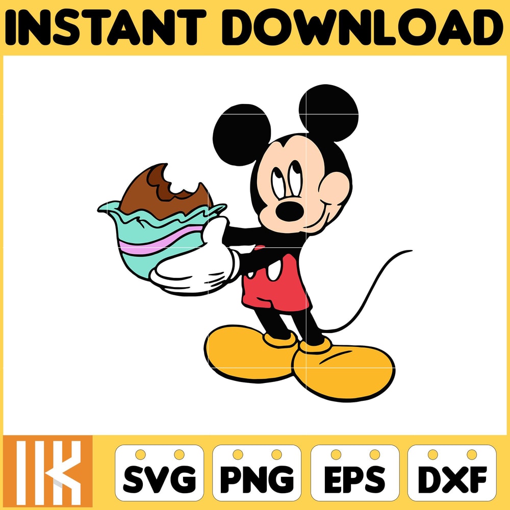 Mickey Easter Svg, Easter Svg Cut Files For Cricut, Silhouette, Mickey Svg, Easter Png, Svg, Dxf, Mickey And Frienda Easter Svg, Instant Download (13).jpg
