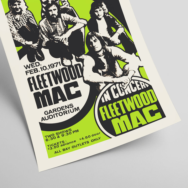 Fleetwood Mac - Concert poster at the Gardens Auditorium .jpg