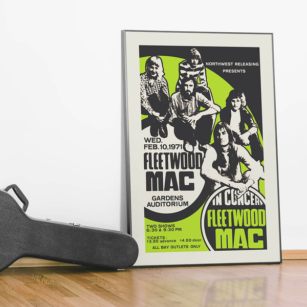 Fleetwood Mac - Concert poster at the Gardens Auditorium in Vancouver, 1971.jpg