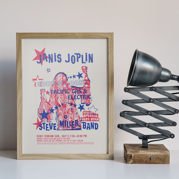 Janis Joplin - Sicks Stadium concert posters 1970.jpg